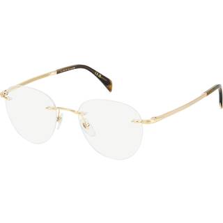 DAVID BECKHAM Mand DB 1166 J5G Optiske stel Metal Guld Blå Pantos Normal Spejl