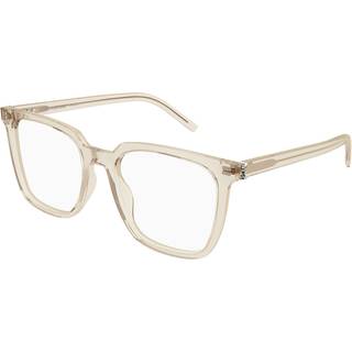 SAINT LAURENT Kvinde SL M146 OPT 004 Optiske stel Acetat Beige Transparent Firkantet