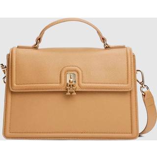 Turn Lock Crossbody Satchel