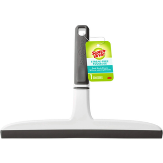 Scotch-Brite All-Purpose 10 tommer dobbeltklinge stribefri gummiskraber Sikker p spejle Glas brusedre Vinduer vaske og mere