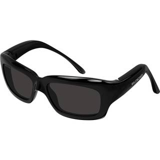 Balenciaga Mand BB0385S 001 Solbriller Bio-injekt Sort Grå Firkantet