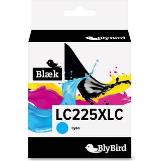 BlyBird LC225XLC Cyan Blækpatron, 1.200 sider
