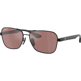 Ray - Ban Unisex RB8336M F117H2 Solbriller Metal Sort Violet Firkantet Polariseret