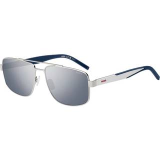 Hugo Boss Mand HG 1338/S 010/T4 Solbriller Metal Palladium Sølv Firkantet Normal Spejl