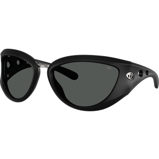 DIESEL Unisex DL3007U 200287 Solbriller Injiceret Sort Grå Cat Eye Normal