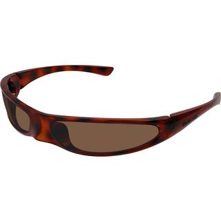 Balenciaga Unisex Balenciaga BB0383S 003 Solbriller Bio-injekt Havana Brun Rund