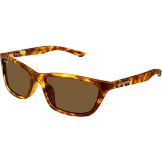 Balenciaga Unisex Balenciaga BB0403SK 002 Solbriller Acetat Havana Brun Firkantet