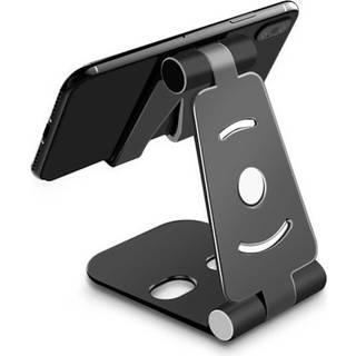 Sammenfoldeligt mobilstilling - Set til mobil, iPad, tablet sort