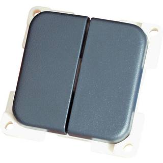 Dobbelt afbryder 12vdc hvid