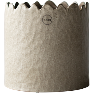 Dbkd Flowery Krukke Ø16 Cm - Krukker Keramik Beige - 20240801BE
