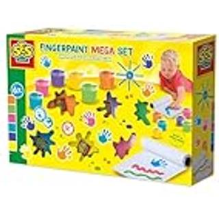 Fingermaling - 6 x 110 ml - Inkl. papirrulle