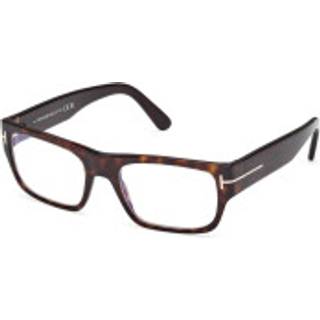 TOM FORD Mand FT6034-B 52 Optiske stel Acetat Havana Firkantet Normal