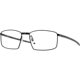 Oakley Unisex OX5086 BURROW 508601 Optiske stel Titanium Sort Transparent Firkantet Normal