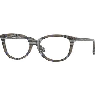 Burberry Kvinde BE2431 4166 Optiske stel Acetat Grå Transparent Cat Eye Normal