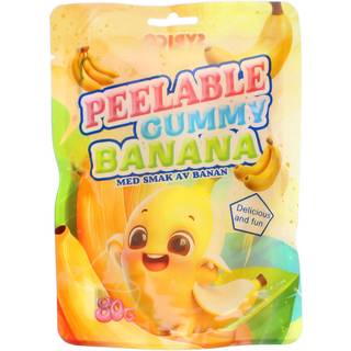 Peelable Fruit Peelable Gummy Banana
