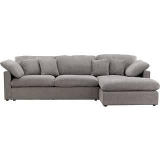 Amalfi hjørnesofa vendbar mørkegrå stof