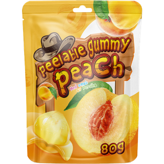 Peelable Fruit Peelable Gummy Peach