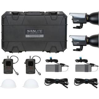 Nanlite FC-120B 2KIT-PT lighting kit with 2 reportage and studio spotlights