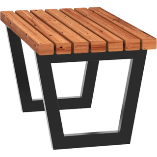 PLUS Siesta Living skammel/bord, gyldenbrun/fyr, 75 cm