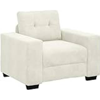 sofastol 60 cm fløjl cremefarvet