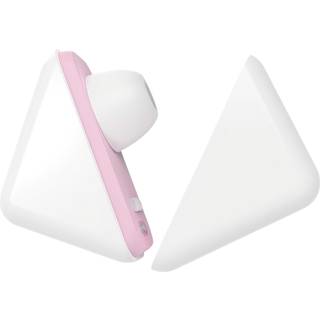Vibeconnect - opladelig luftbølge-klitorisstimulator (hvid-fersken)