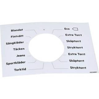 Electrolux programplade, knap, klæbestof 140223469010