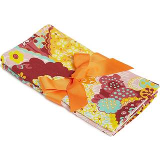 La DoubleJ Table Linens - 'Holi' large napkins, set of two in Multicolor Linen