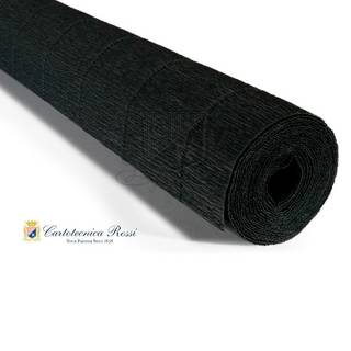Cartotecnica Rossi crepepapir 602 – sort, 180 g rulle (144 g/m²) a 50×250 cm