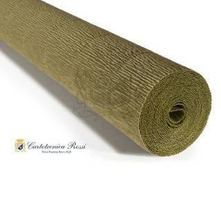 Cartotecnica Rossi crepepapir 612 – lys olivengrøn, 180 g rulle (144 g/m²) a 50×250 cm