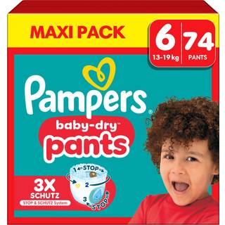 Pampers Baby Dry Pants Bleer Str. 6 13-19 kg Maxi 74-pak