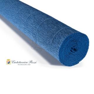 Cartotecnica Rossi crepepapir 615 –dueblå, 180 g rulle (144 g/m²) a 50×250 cm