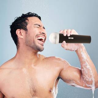 Winkee - Shampoo dispenser - Microphone Shower Gel Dispenser Bottle