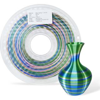 3DE Premium - PLA - Candy Rainbow - Green, Blue, White V2 - 1.75mm - 1kg