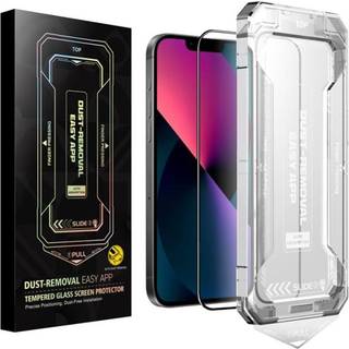 Hærdet skærmbeskytter med nem installation til iPhone 14 / 13 Pro / 13