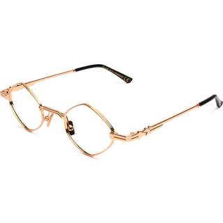 XLAB Unisex Tenerife Optiske stel Metal Guld Geometrisk Antiblænding Antiriflesso