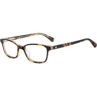 Kate Spade KS Agnessa 2 DXH 49 Briller Kvinder Tortoiseshell - Dark Tortoise On Transparent Brown - 49mm