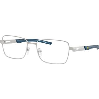 Ferrari Scuderia Mand FZ7010 103 Optiske stel Metal Sølv Transparent Firkantet Normal