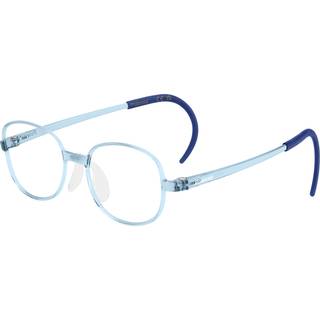 Polaroid Børn PLD D843 MVU Optiske stel Polyamid Lyseblå Firkantet Normal