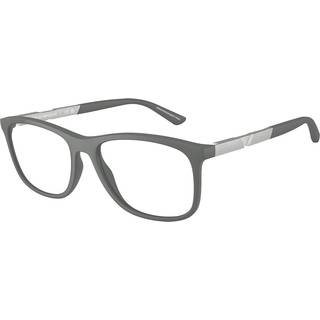 Emporio Armani EA3247F Asian Fit 6205 55 Briller Mænd Grå - Matte Grey - 55mm