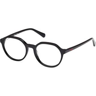 Guess Unisex GU50166 001 Optiske stel Acetat Sort Rund Normal