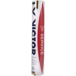 Victor Service Feather Shuttlecock Goose Feather Natural Cork Holdbar flyvepakke med 12 stk