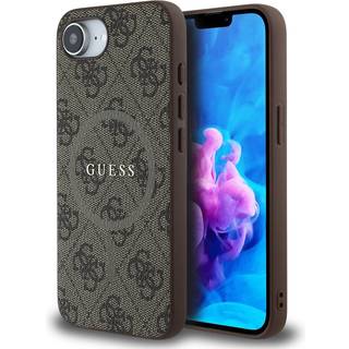 iPhone 16e Guess 4G farvet ringcover - MagSafe-kompatibel - brun