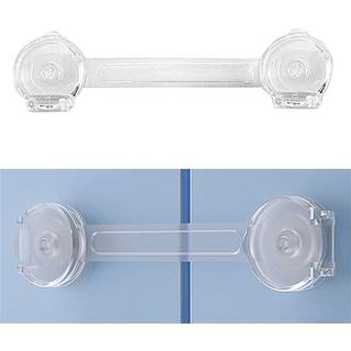 Skab- og Skuffelås til Børnesikring, Fleksibel og Gennemsigtig