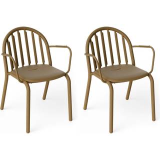 Fatboy Fred's Havestol Med Armlæn 2 Stk - Mochaccino