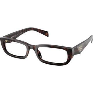 Prada Kvinde PR B05V 17N1O1 Optiske stel Acetat Sort Transparent Firkantet Normal