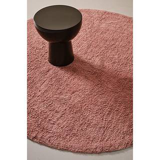 ALDO rundt bomuldsgulvtæppe - Rosa