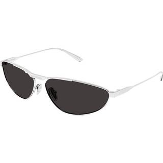 Balenciaga Unisex BB0417S 002 Solbriller Acetat Sølv Grå Pilot