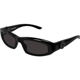 Balenciaga Mand BB0408S 001 Solbriller Acetat Sort Grå Firkantet