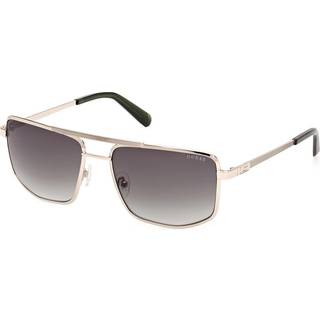 Guess Mand GU00208 32P Solbriller Metal Guld Grøn Firkantet Normal