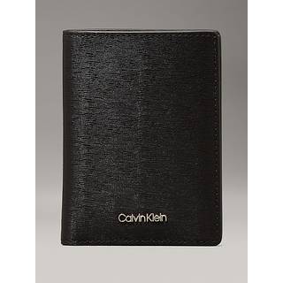 Leather RFID Slimfold Wallet - Black - One Size